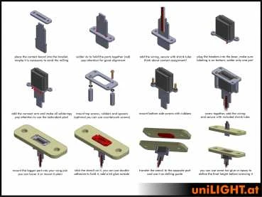 UniLight Direct Cable Connection-Single, 6 Primary (2 Servo) 4 Secondary Pins (Assembled With Cable (1 Pair, M/F) - Image 12