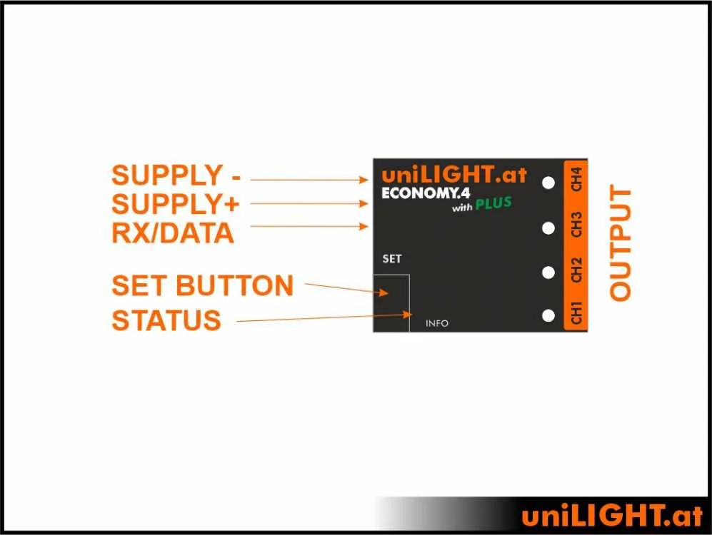 UniLight Economy 4 Controller E4 MODUL-E4 - Image 7
