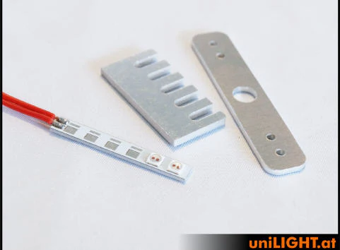 UniLight Flat Diy Navigation Light, 2Wx2 - Red - Image 2