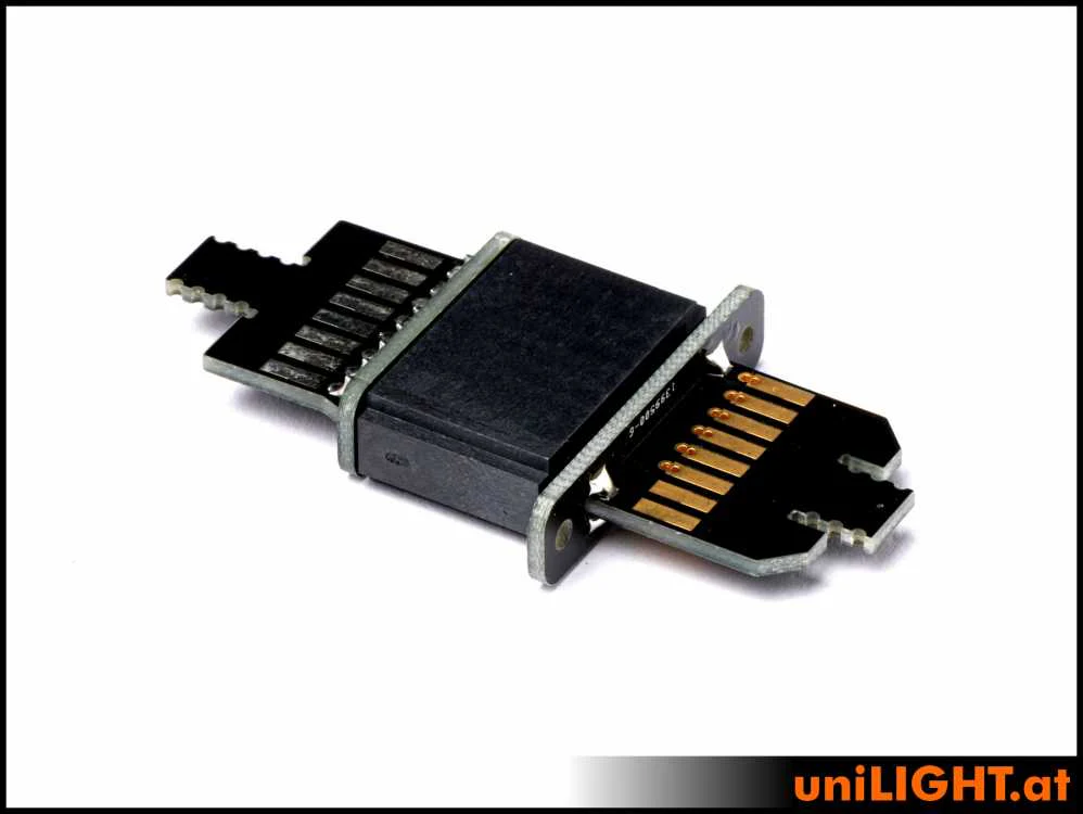 UniLight Lite cable connection, 6 Primary (2 Servo) 4 Secondary Pins (Finish: Assembled (2 pair, m/f) - Image 3