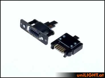 UniLight Locking Cable Connection, 3 Primary (1 Servo) 4 Secondary Pins (Assembled With Cable (1 Pair, M/F) - Image 11