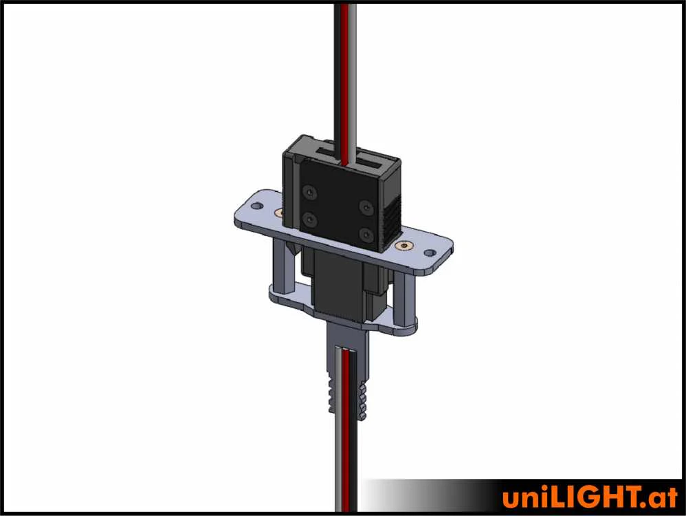 UniLight Locking Cable Connection, 3 Primary Pin (1 Servo) (Assembled (2 Pair, M/F) - Image 6