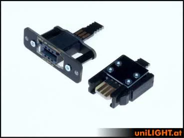 UniLight Locking Cable Connection, 3 Primary Pin (1 Servo) (Assembled With Cable (1 Pair, M/F) - Image 9