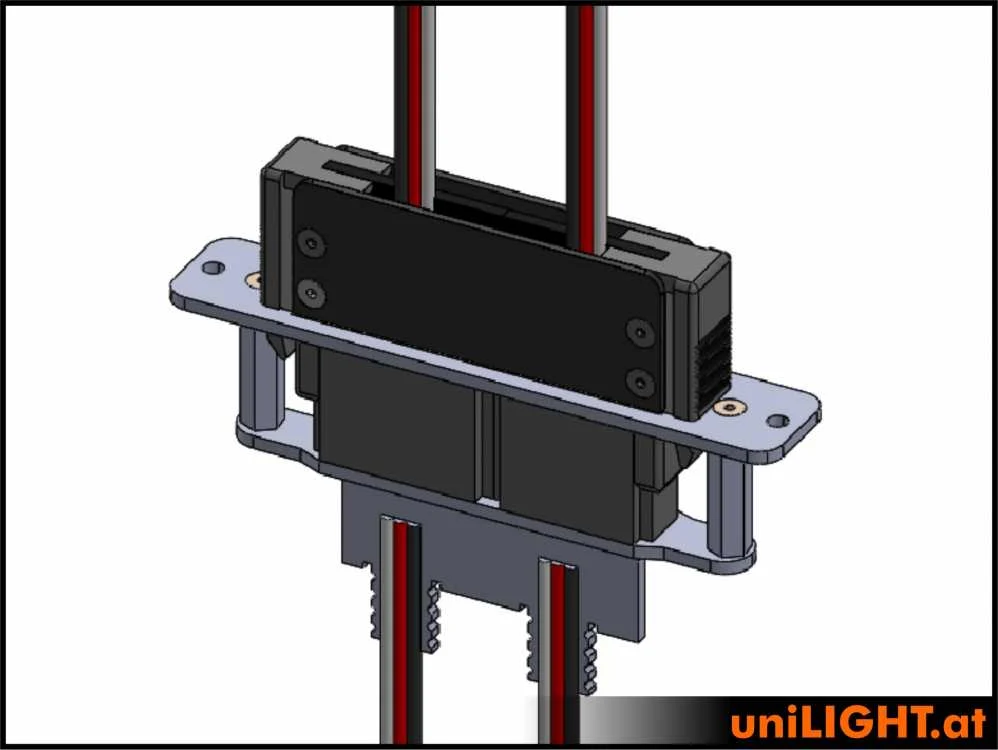 UniLight Locking Cable Connection, 6 Primary (2 Servos) 10 Secondary Pins (Assembled (2 Pair, M/F) CABLE-6P10S-RTW - Image 8