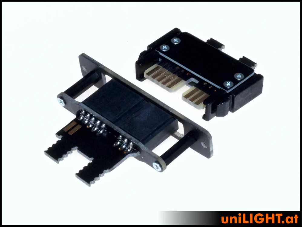 UniLight Locking Cable Connection, 6 Primary Pins (2 Servos) (Assembled With Cable (1 Pair, M/F) CABLE-6P - Image 5