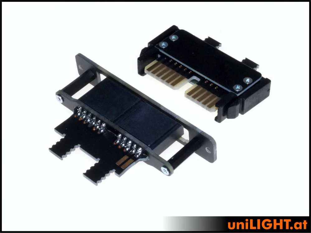 UniLight Locking Cable Connection, 9 Primary (3 Servos) 4 Secondary Pins (Assembled With Cable (1 Pair, M/F) - Image 3
