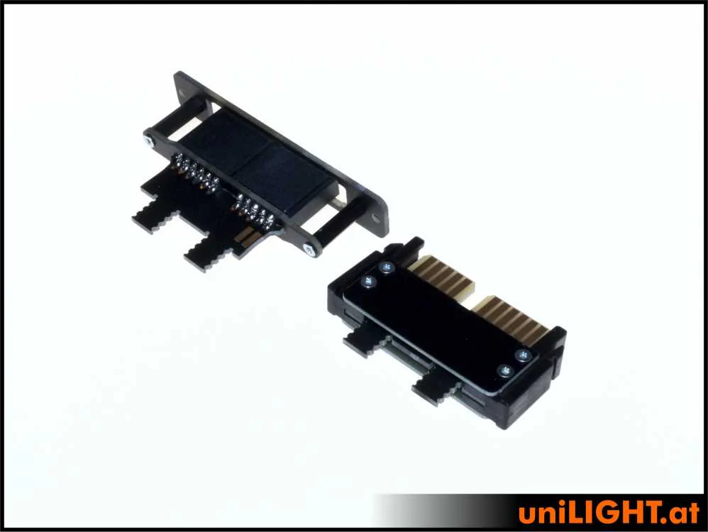 UniLight Locking Cable Connection, 9 Primary (3 Servos) 4 Secondary Pins (Assembled With Cable (1 Pair, M/F) - Image 5