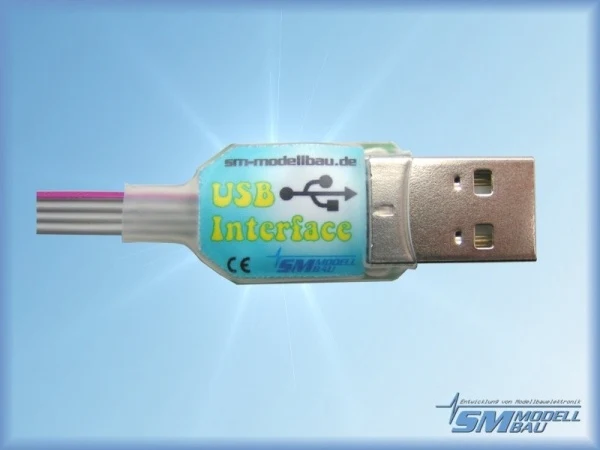 USB interface for UniSens, UniLog, InfoSwitch, LipoWatch, Micro-Vario from SM MODELL BAU SM 2550