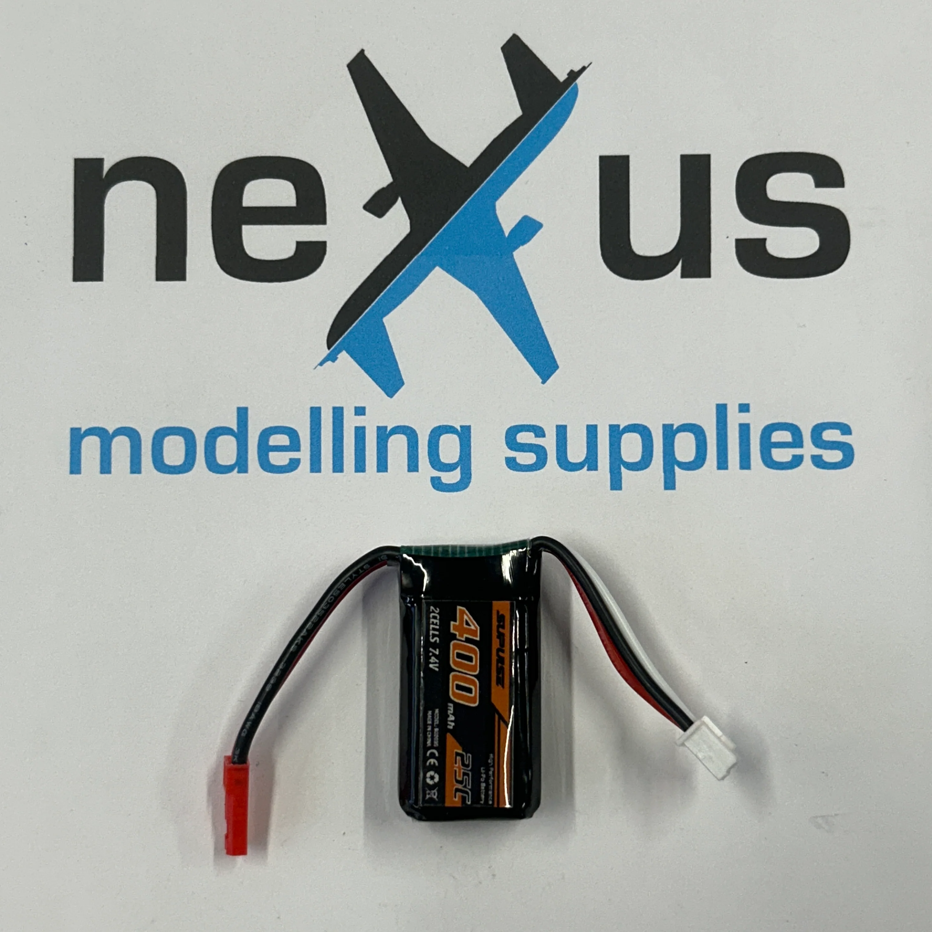 Volantex 7.4v 400mAh 2S LiPo Battery JST PLUG 768-2 V-PB3119