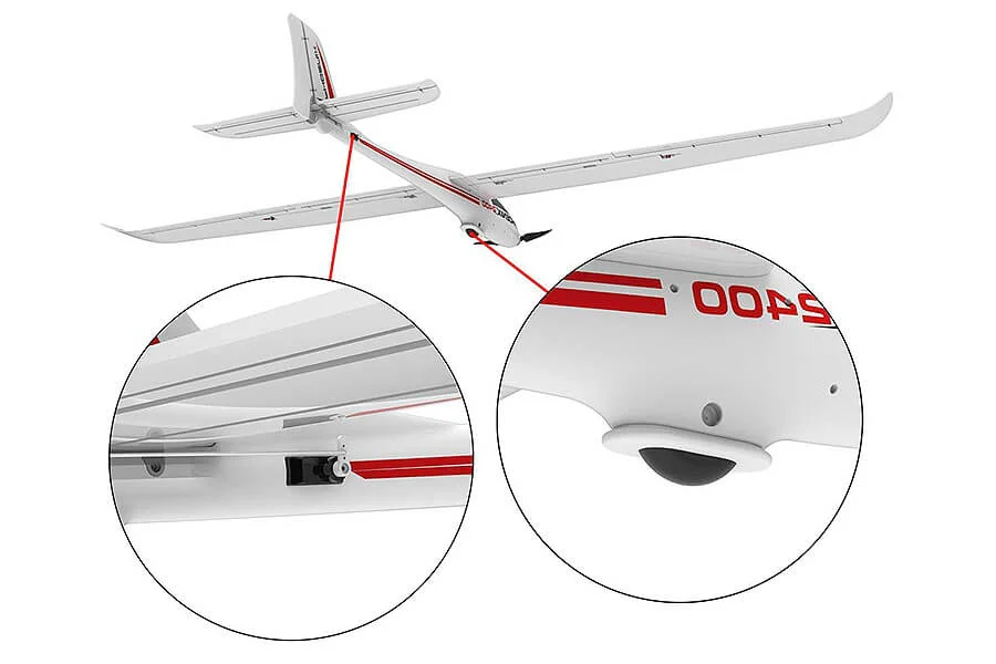 Volantex Phoenix 2400mm Glider w/ ABS Fuselage ARTF V759-03 - Image 8
