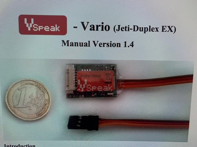 Vspeak Variometer Pro with 3-axis Accelerometer and a Single Cell Monitoring for up to 28 Volts Jeti Duplex EX Version - Image 2