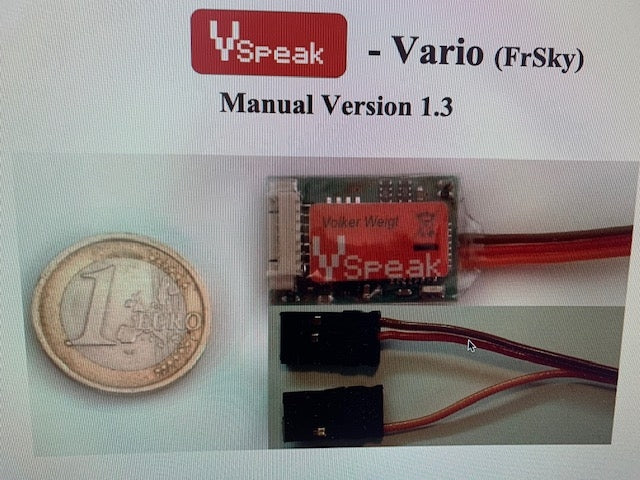 Vspeak Variometer Pro with 3-axis Accelerometer and a Single Cell Monitoring for up to 28 Volts Multiplex JR or Spektrum Versions - Image 2