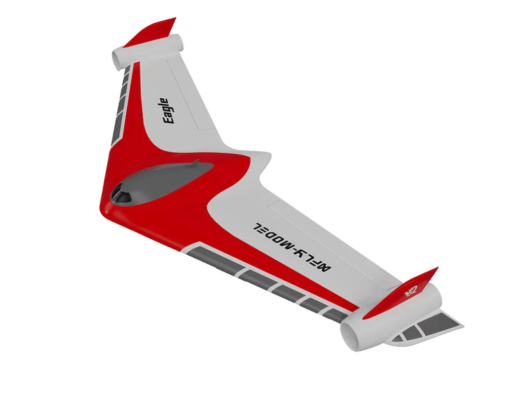 XFLY Eagle 40mm EDF Flying Wing Without TX/RX/BATT With Gyro - Red XF115PG-R - Image 10
