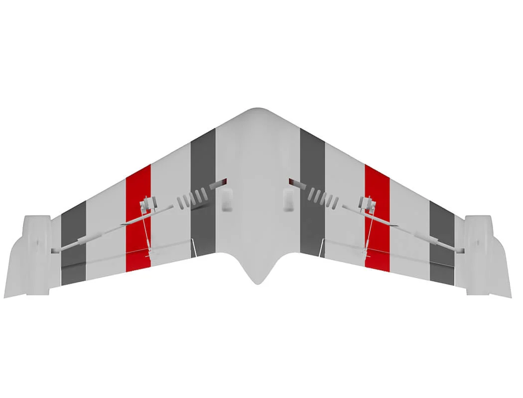 XFLY Eagle 40mm EDF Flying Wing Without TX/RX/BATT With Gyro - Red XF115PG-R - Image 5