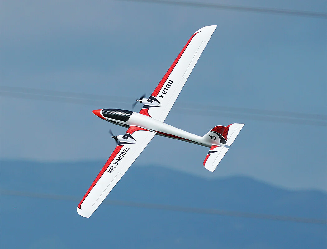 XFLY SWIFT X2100 TWIN GLIDER WITHOUT TX/RX/BATT XF113P-X - Image 17