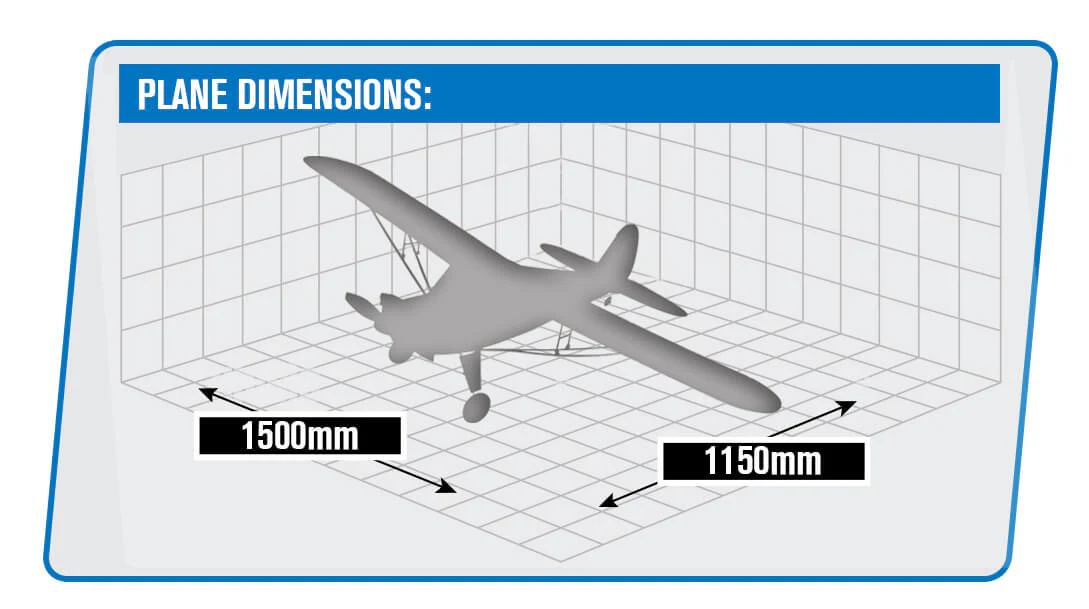 XFLY Tasman Bush/Trainer 1500mm Wingspan W/O TX/RX/BATTERY XF106P-B - Image 2