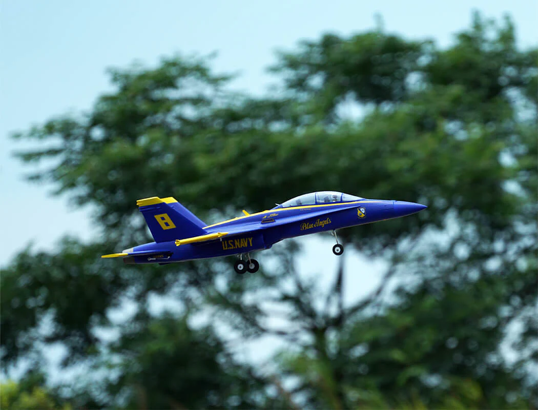 XFLY Twin 40mm F-18 EDF 705mm Jet XF119P-B Blue - Image 10