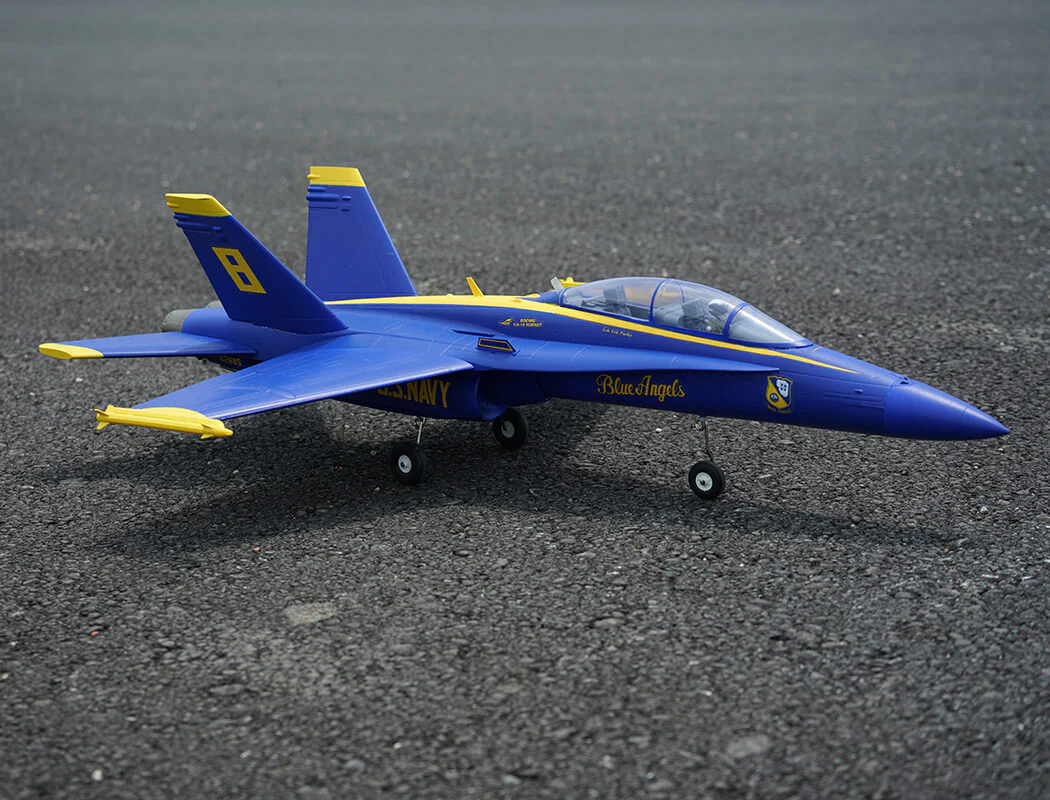 XFLY Twin 40mm F-18 EDF 705mm Jet XF119P-B Blue - Image 13