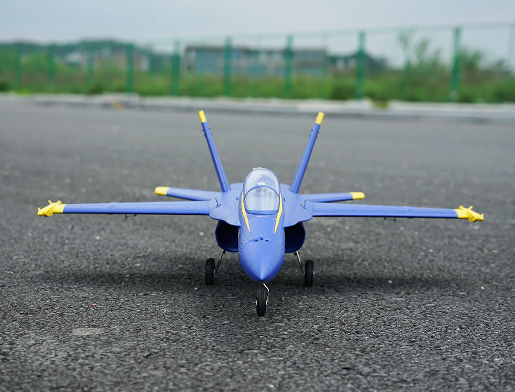 XFLY Twin 40mm F-18 EDF 705mm Jet XF119P-B Blue - Image 14