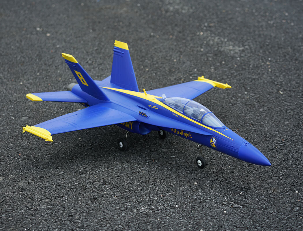 XFLY Twin 40mm F-18 EDF 705mm Jet XF119P-B Blue - Image 18