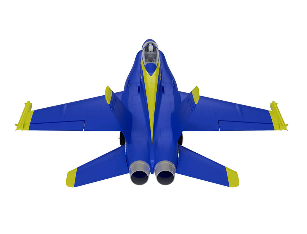 XFLY Twin 40mm F-18 EDF 705mm Jet XF119P-B Blue - Image 2