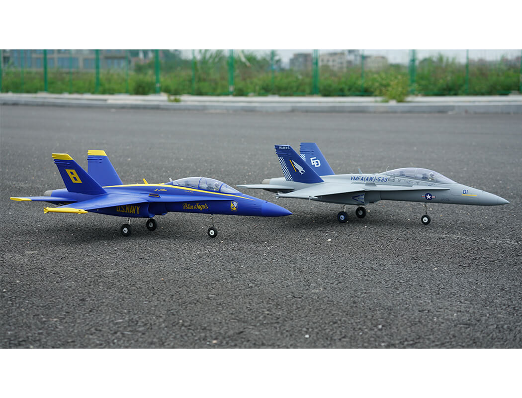 XFLY Twin 40mm F-18 EDF 705mm Jet XF119P-B Blue - Image 20