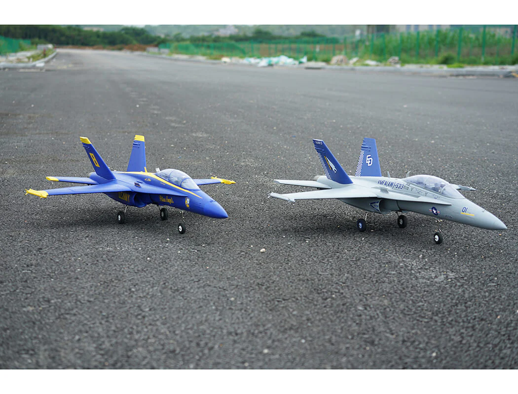 XFLY Twin 40mm F-18 EDF 705mm Jet XF119P-B Blue - Image 21