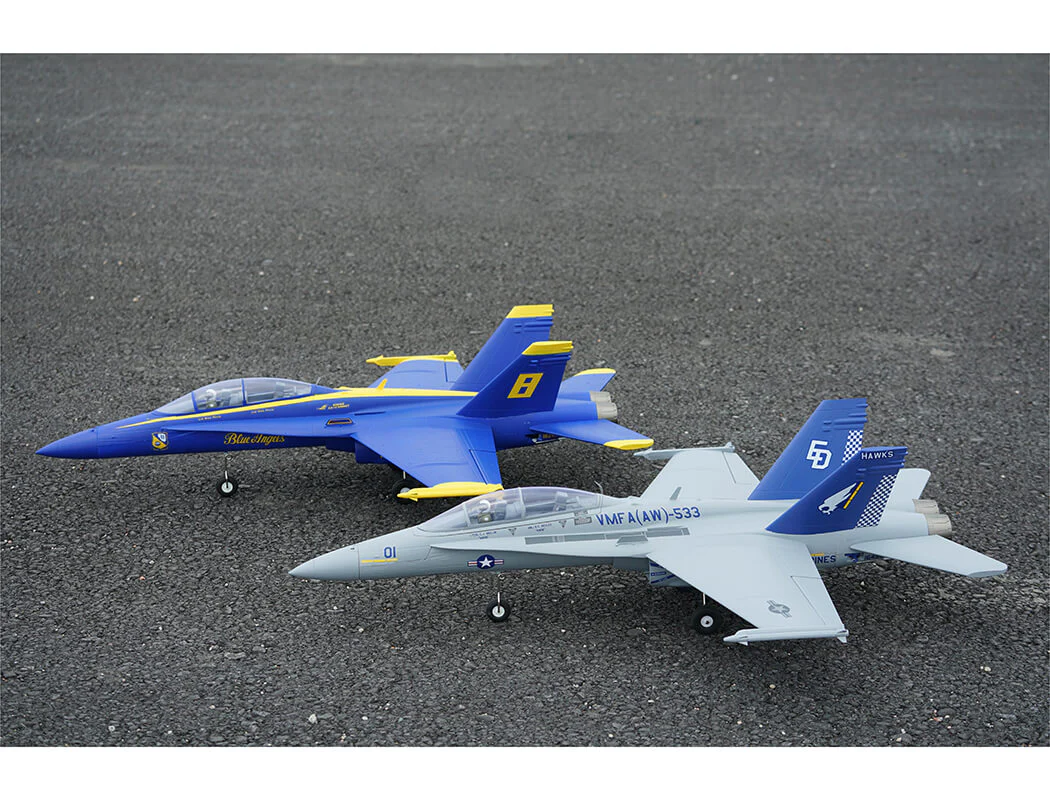 XFLY Twin 40mm F-18 EDF 705mm Jet XF119P-B Blue - Image 24
