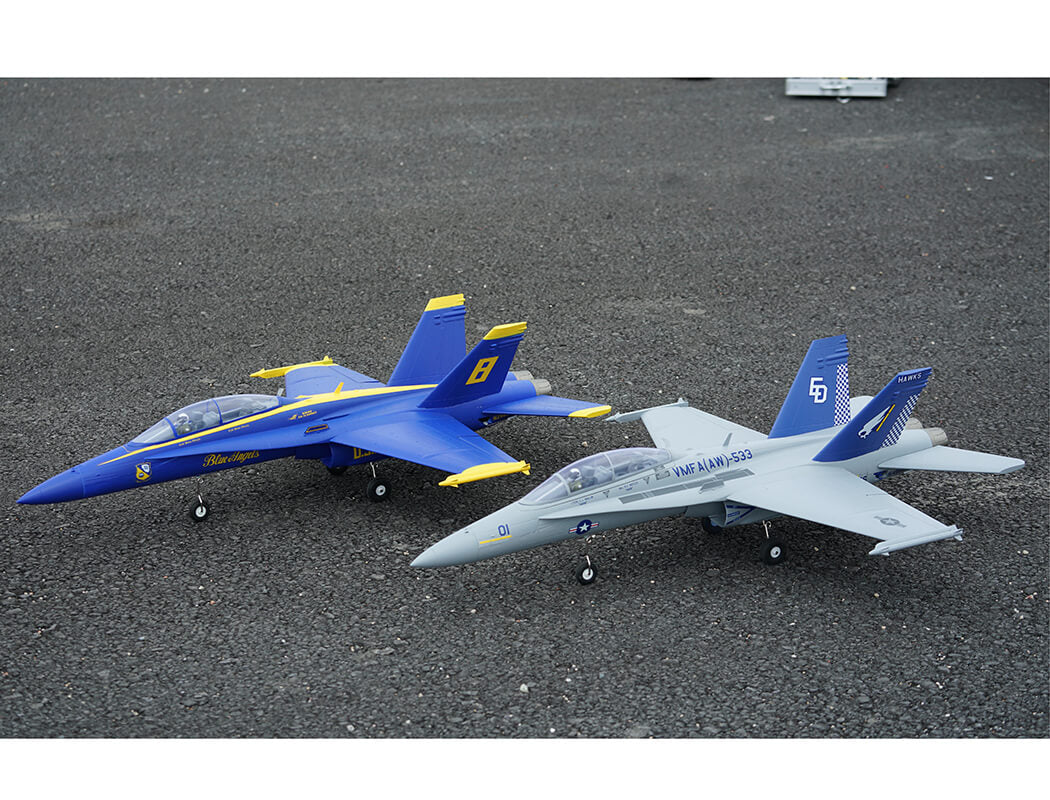 XFLY Twin 40mm F-18 EDF 705mm Jet XF119P-B Blue - Image 25
