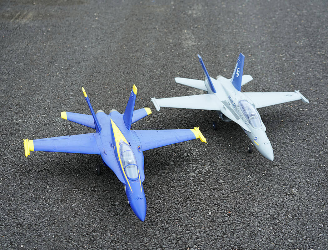 XFLY Twin 40mm F-18 EDF 705mm Jet XF119P-B Blue - Image 27