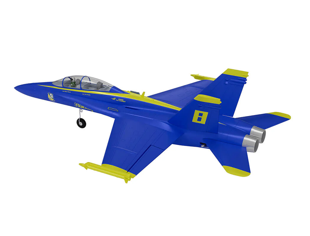 XFLY Twin 40mm F-18 EDF 705mm Jet XF119P-B Blue - Image 4