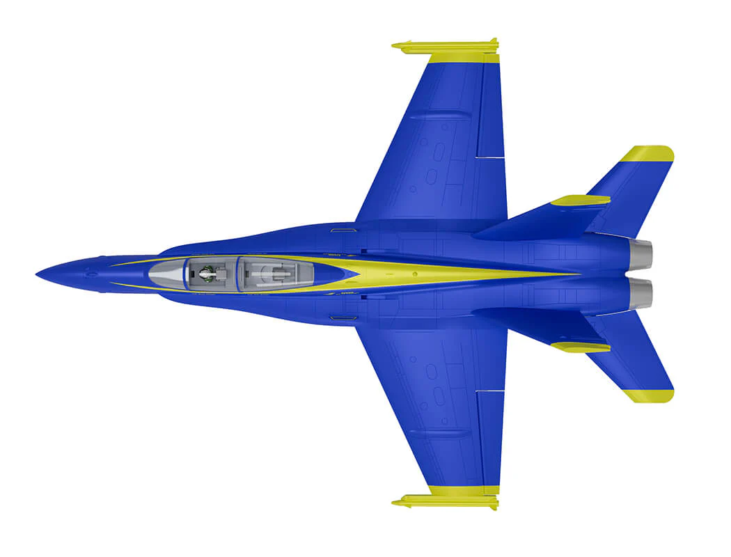 XFLY Twin 40mm F-18 EDF 705mm Jet XF119P-B Blue - Image 5