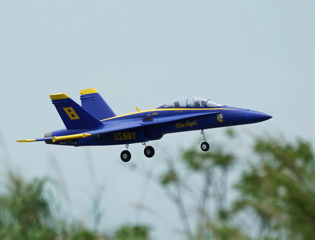 XFLY Twin 40mm F-18 EDF 705mm Jet XF119P-B Blue - Image 7