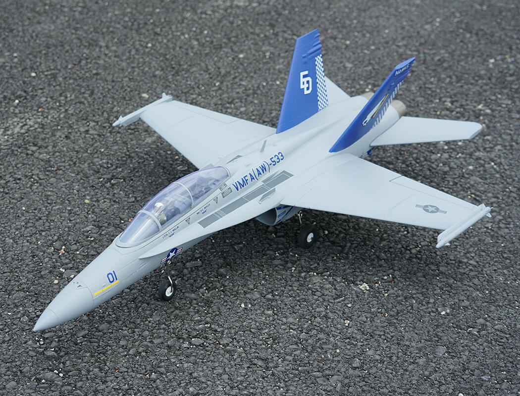 XFLY Twin 40mm F-18 EDF 705mm Jet XF119P-G Grey - Image 14