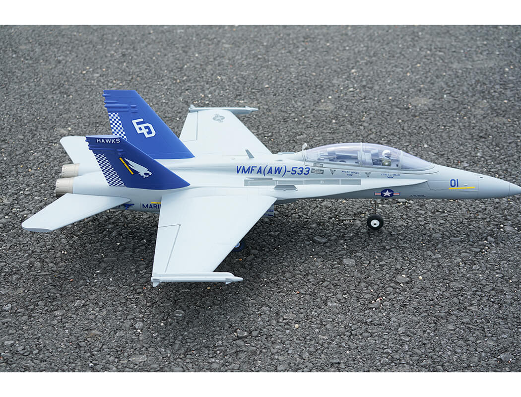XFLY Twin 40mm F-18 EDF 705mm Jet XF119P-G Grey - Image 19
