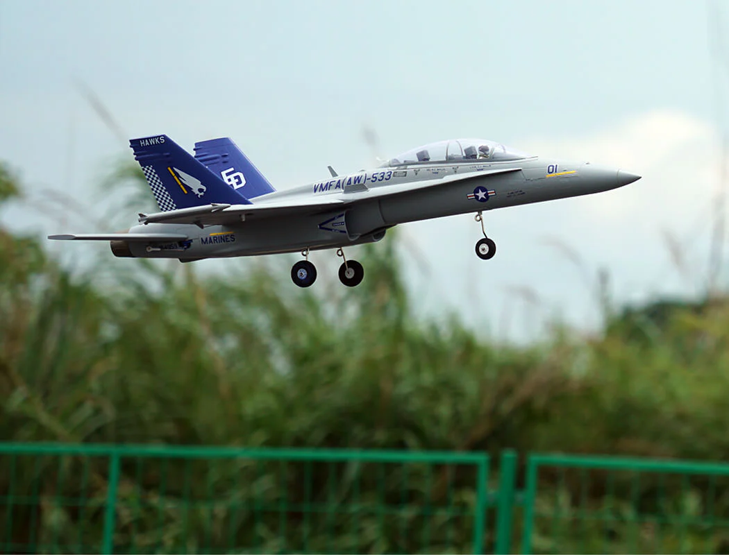 XFLY Twin 40mm F-18 EDF 705mm Jet XF119P-G Grey - Image 2