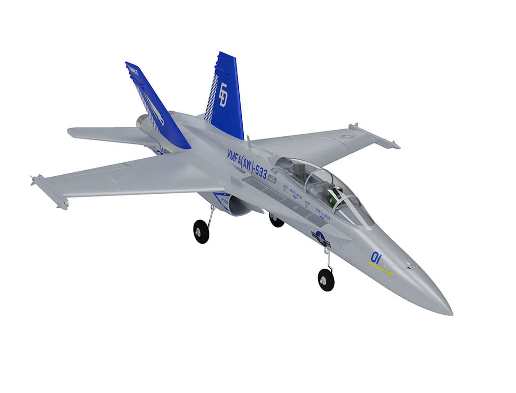 XFLY Twin 40mm F-18 EDF 705mm Jet XF119P-G Grey - Image 28