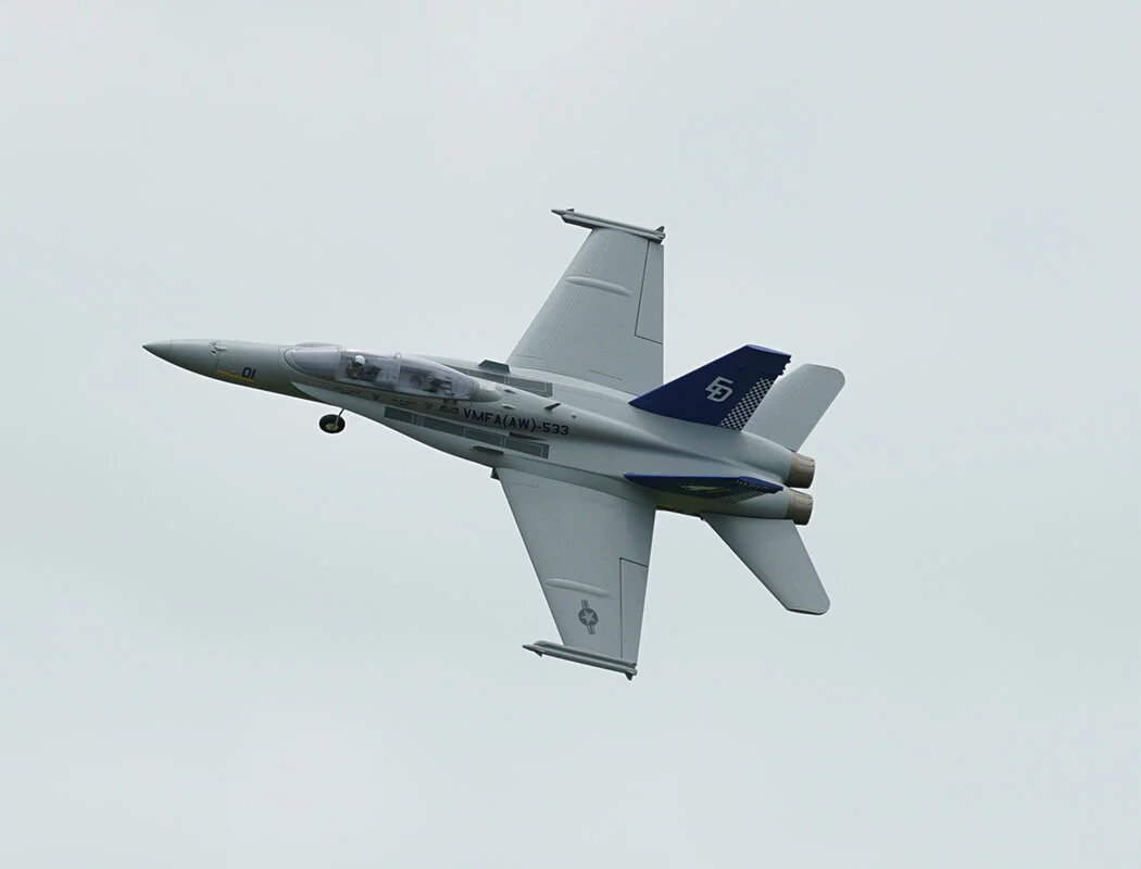 XFLY Twin 40mm F-18 EDF 705mm Jet XF119P-G Grey - Image 7