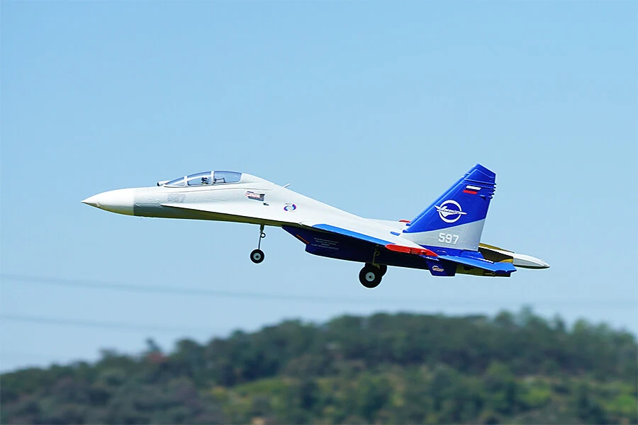 XFLY Twin 50mm SU-27 EDF 750mm Jet w/o TX/RX/BATT - Grey XF109P-F - Image 10