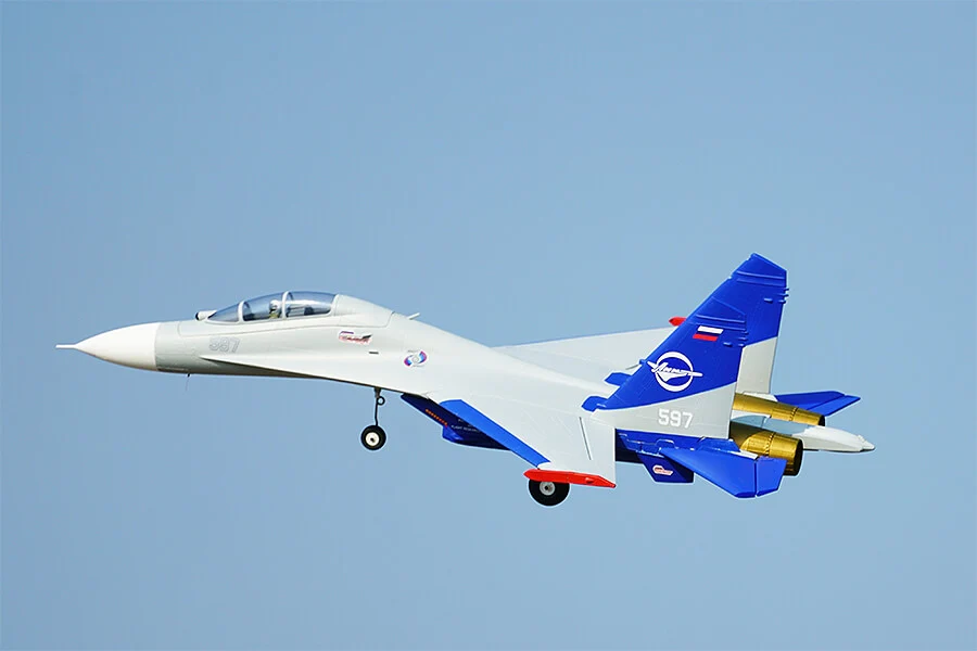 XFLY Twin 50mm SU-27 EDF 750mm Jet w/o TX/RX/BATT - Grey XF109P-F - Image 14