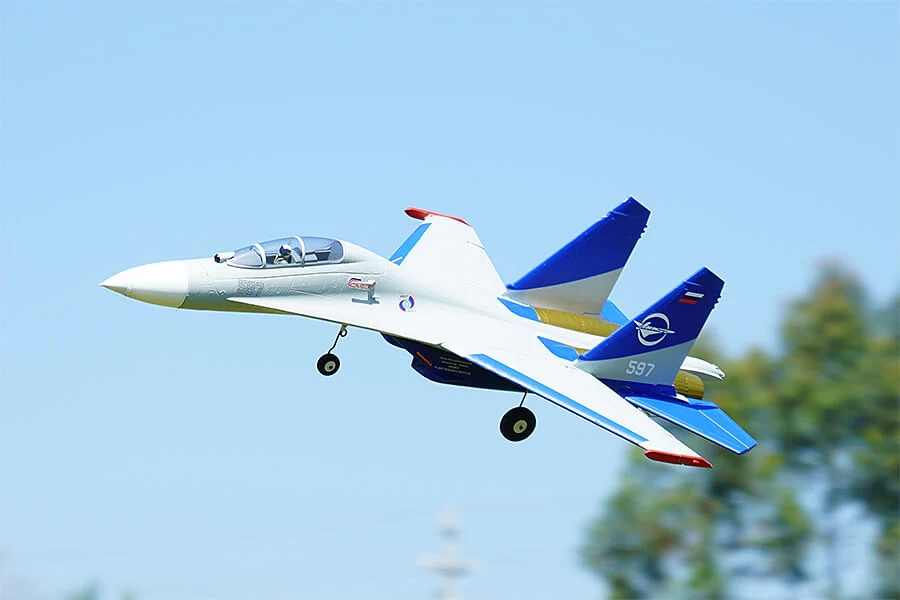 XFLY Twin 50mm SU-27 EDF 750mm Jet w/o TX/RX/BATT - Grey XF109P-F - Image 17