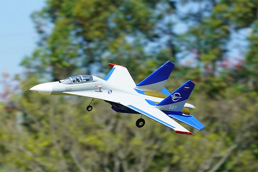 XFLY Twin 50mm SU-27 EDF 750mm Jet w/o TX/RX/BATT - Grey XF109P-F - Image 18