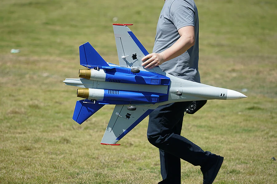 XFLY Twin 50mm SU-27 EDF 750mm Jet w/o TX/RX/BATT - Grey XF109P-F - Image 19